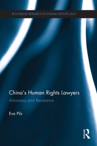 Omslagafbeelding: China's Human Rights Lawyers 1st edition 9780415870849