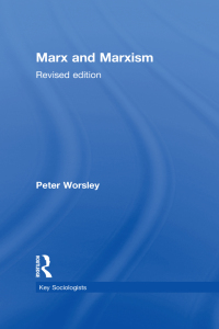 Cover image: Marx and Marxism 2nd edition 9780415285360