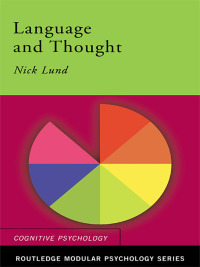 Cover image: Language and Thought 1st edition 9780415282925