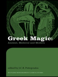 Cover image: Greek Magic 1st edition 9780415282321