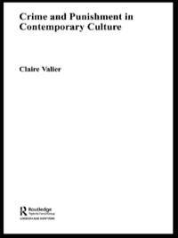 Imagen de portada: Crime and Punishment in Contemporary Culture 1st edition 9781138008595