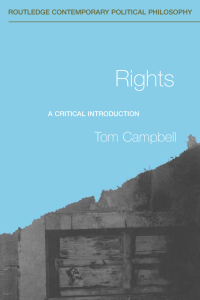 Omslagafbeelding: Rights 1st edition 9780415281140