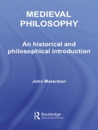 Cover image: Medieval Philosophy 1st edition 9780415281133
