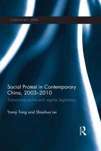 Cover image: Social Protest in Contemporary China, 2003-2010 1st edition 9780815374787