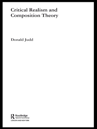صورة الغلاف: Critical Realism and Composition Theory 1st edition 9780415524001