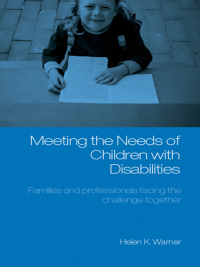 Imagen de portada: Meeting the Needs of Children with Disabilities 1st edition 9780415280372