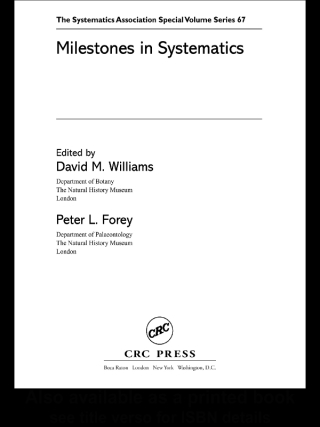 Immagine di copertina: Milestones in Systematics 1st edition 9780415280327