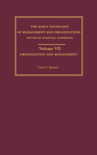 Cover image: Organization and Management 1st edition 9780415279895