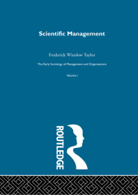 Cover image: Scientific Management 1st edition 9780415279833