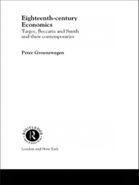 Imagen de portada: Eighteenth Century Economics 1st edition 9780415279406