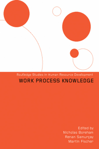 صورة الغلاف: Work Process Knowledge 1st edition 9781138864009