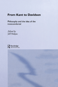 Omslagafbeelding: From Kant to Davidson 1st edition 9780415279048