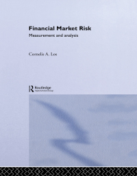 Imagen de portada: Financial Market Risk 1st edition 9780415771139