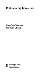 Omslagafbeelding: Restructuring 'Korea Inc.' 1st edition 9780415278652