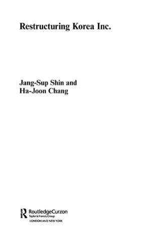 Cover image: Restructuring 'Korea Inc.' 1st edition 9780415278652