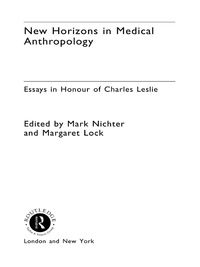 Imagen de portada: New Horizons in Medical Anthropology 1st edition 9780415278065