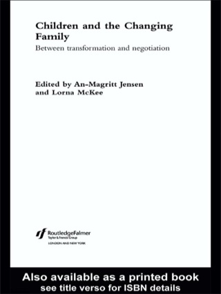 Cover image: Children and the Changing Family 1st edition 9780415277730