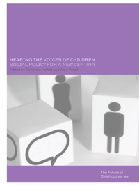 Cover image: Hearing the Voices of Children 1st edition 9780415276429