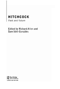 Imagen de portada: Hitchcock 1st edition 9780415275255