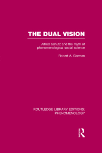 Cover image: The Dual Vision 1st edition 9780415859677