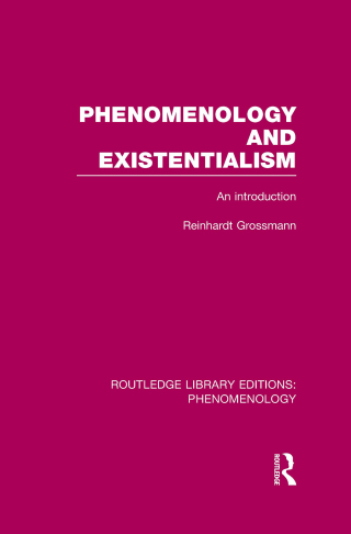 Cover image: Phenomenology and Existentialism 1st edition 9780415859721