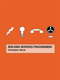 Imagen de portada: Building Services Procurement 1st edition 9780415274777