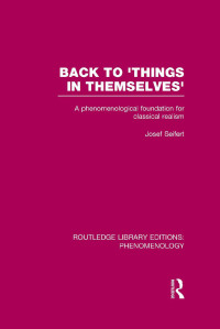 Cover image: Back to 'Things in Themselves' 1st edition 9780415703079