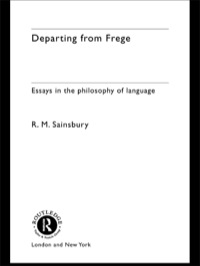 Titelbild: Departing from Frege 1st edition 9780415272551