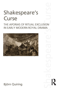Cover image: Shakespeare's Curse 1st edition 9780415517560