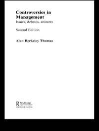 Cover image: Controversies in Management 2nd edition 9780415269001