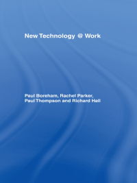 Cover image: New Technology @ Work 1st edition 9780415268967