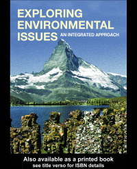صورة الغلاف: Exploring Environmental Issues 1st edition 9780415268646