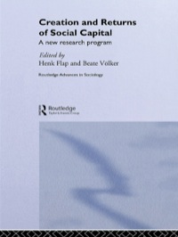 Immagine di copertina: Creation and Returns of Social Capital 1st edition 9780415300599