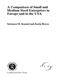 صورة الغلاف: A Comparison of Small and Medium Sized Enterprises in Europe and in the USA 1st edition 9780415267809