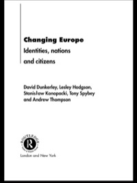 Cover image: Changing Europe 1st edition 9780415267779