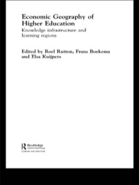 Cover image: Economic Geography of Higher Education 1st edition 9781138810730