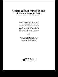 Imagen de portada: Occupational Stress in the Service Professions 1st edition 9780415267601