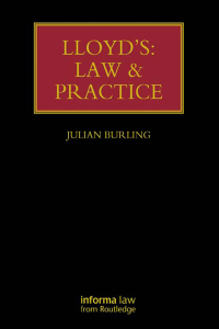 Imagen de portada: Lloyd's: Law and Practice 1st edition 9781843119555