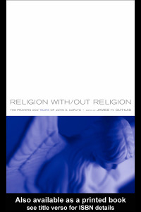 Cover image: Religion With/Out Religion 1st edition 9780415266086