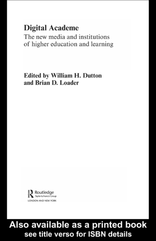 Cover image: Digital Academe 1st edition 9780415262248
