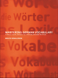 Cover image: Mastering German Vocabulary 1st edition 9780415261142