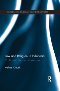 صورة الغلاف: Law and Religion in Indonesia 1st edition 9780415835947