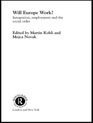 Imagen de portada: Will Europe Work? 1st edition 9780415260220