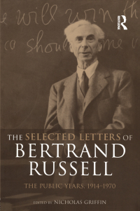 Cover image: The Selected Letters of Bertrand Russell, Volume 2 1st edition 9780415249980