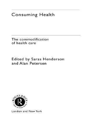 Cover image: Consuming Health 1st edition 9780415259491