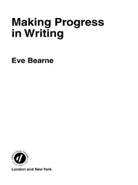 Immagine di copertina: Making Progress in Writing 1st edition 9781138177642