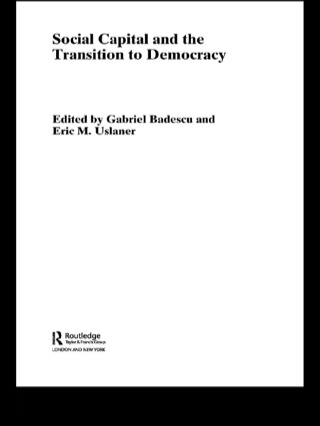 Titelbild: Social Capital and the Transition to Democracy 1st edition 9780415258142