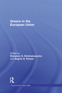 Imagen de portada: Greece in the European Union 1st edition 9780415258111