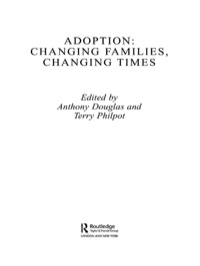 Cover image: Adoption 1st edition 9780415256858