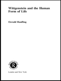 Imagen de portada: Wittgenstein and the Human Form of Life 1st edition 9780415256452